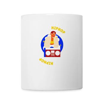 Hip-hop Manger Dormir Répéter - Mug blanc - blanc - Devant