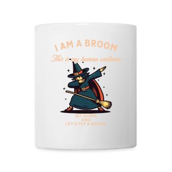 Vintage Gothic Halloween Costume Decoration Design - Mug - white - Front