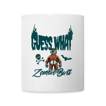 Funny Saying Zombie Butt Halloween Costume - Mug - white - Front