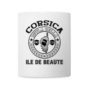 Corsica Isula bella Ile de Beaute France - Mug - white - Front