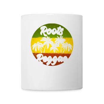 Rastafari Music Vibes Only Rasta Jamaica Reggae - Mug - white - Front