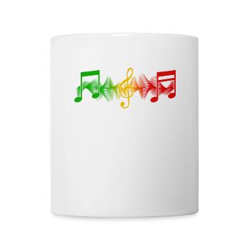 Rastafari Music Vibes Only Rasta Jamaica Reggae - Mug - white - Front