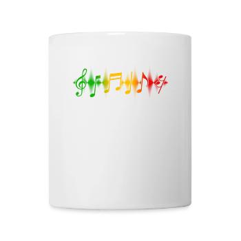 Rastafari Music Vibes Only Rasta Jamaica Reggae - Mug - white - Front