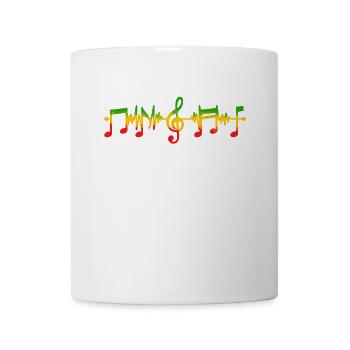 Rastafari Music Vibes Only Rasta Jamaica Reggae - Mug - white - Front