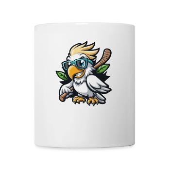 Kakadu Paradiesvogel Hockey Eishockey - Tasse - Weiß - Vorne
