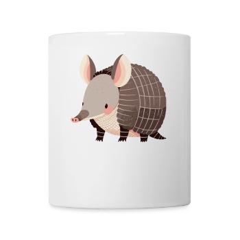 Armadillo Gürteltiere Gürteltier - Tasse - Weiß - Vorne