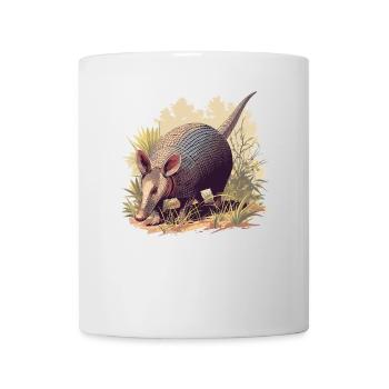 Armadillo Gürteltiere Gürteltier - Tasse - Weiß - Vorne