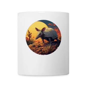 Armadillo Gürteltiere Gürteltier - Tasse - Weiß - Vorne