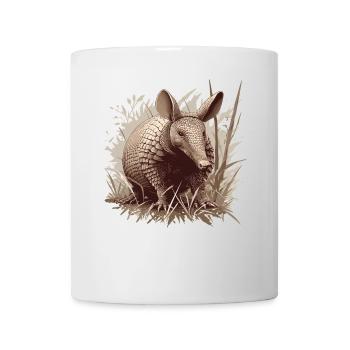 Armadillo Gürteltiere Gürteltier - Tasse - Weiß - Vorne
