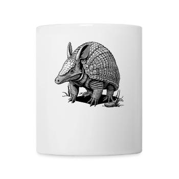 Armadillo Gürteltiere Gürteltier - Tasse - Weiß - Vorne
