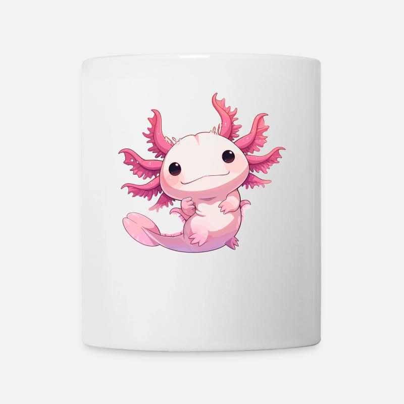 Axolotl - Tasse - Weiß