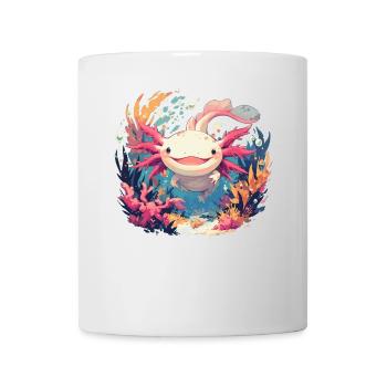 Axolotl - Tasse - Weiß - Vorne
