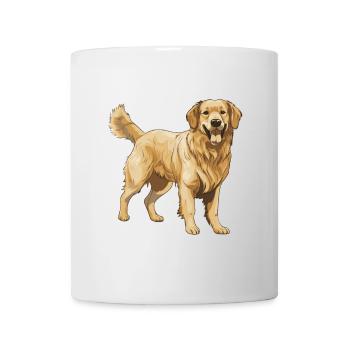 Golden Retriever Dog - Mug - white - Front
