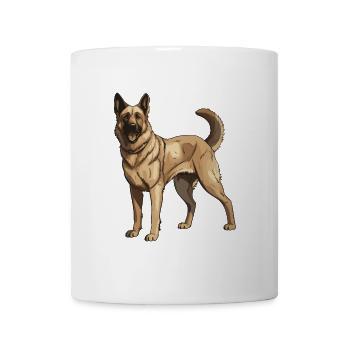 German Shepherd Dog - Mug - white - Front