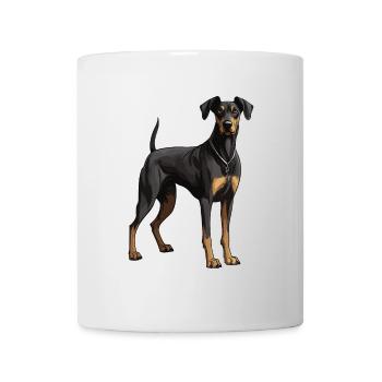Doberman Dog - Mug - white - Front