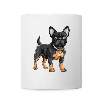 Bouledogue Français - Mug blanc - blanc - Devant