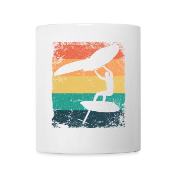 Flügelfolie Wingsurfing Retro-folie Flügel - Tasse - Weiß - Vorne