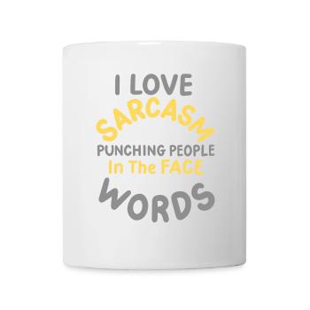 Sarkasmus sarkastischer Humor - Tasse - Weiß - Vorne