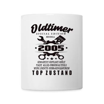 Oldtimer Special Edition Modell 2005 Geburtstag - Tasse - Weiß - Vorne