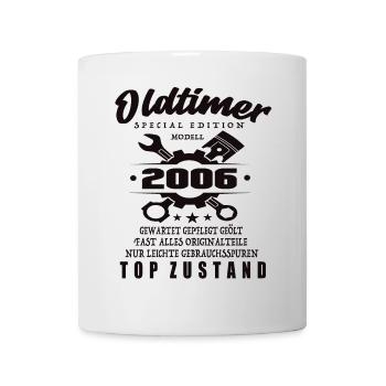 Oldtimer Special Edition Model 2006 Birthday - Mug - white - Front