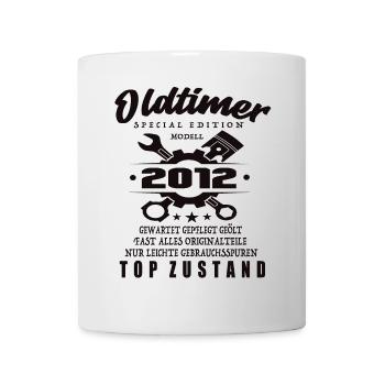 Oldtimer Special Edition Modell 2012 Geburtstag - Tasse - Weiß - Vorne