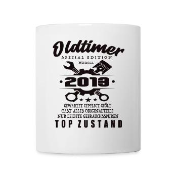 Oldtimer Special Edition Model 2013 Birthday - Mug - white - Front