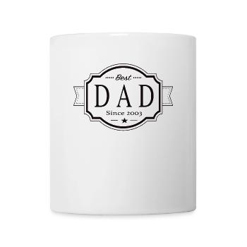Bester Papa seit 2003 - Tasse - Weiß - Vorne