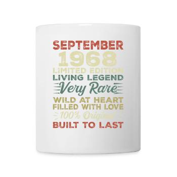 Birthday September 1968 Limited Edition Original - Mug - white - Front