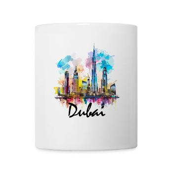 Dubai Skyline Arab Emirates - Tasse - Weiß - Vorne