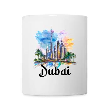 Dubai Skyline Arab Emirates - Tasse - Weiß - Vorne