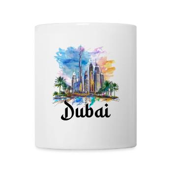 Dubai Skyline Arab Emirates - Tasse - Weiß - Vorne