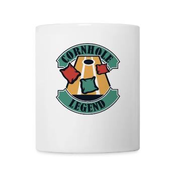 Cornhole Legend Spielbretter Sitzsack Professional - Tasse - Weiß - Vorne