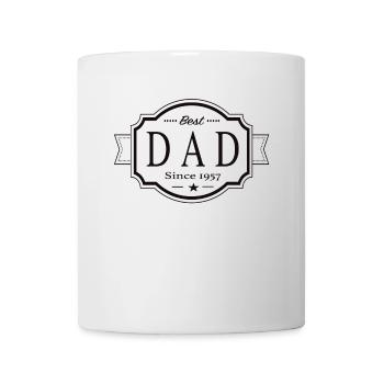 Bester Papa seit 1957 - Tasse - Weiß - Vorne