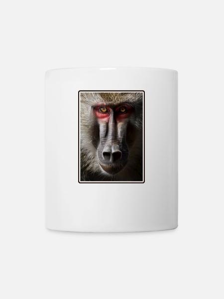 Baboon Paviane Pavian - Tasse - Weiß