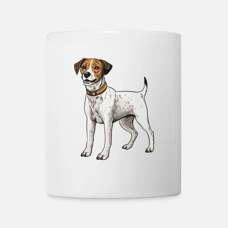 Jack Russel Terrier Chien - Mug blanc - blanc