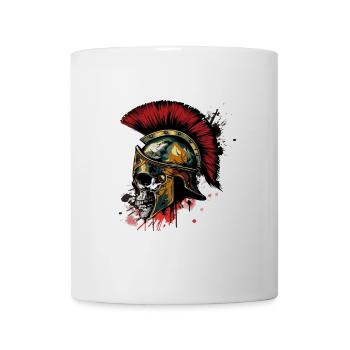 Casque Spartan Skeleton Spartan - Mug blanc - blanc - Devant