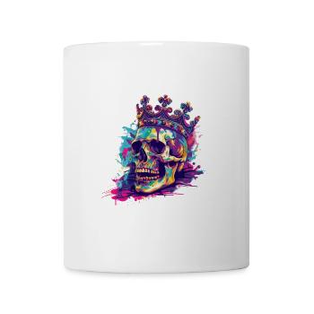 Couronne de squelette de roi - Mug blanc - blanc - Devant