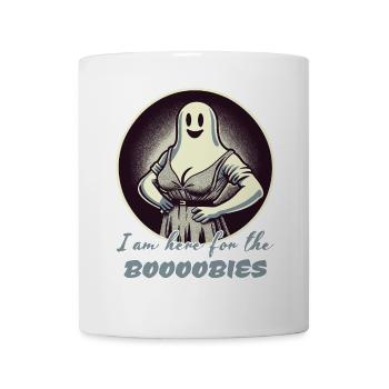 Drôle de fantômes disant Halloween Costumé Party - Mug blanc - blanc - Devant