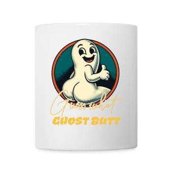 Guess What Ghosts Butt Funny Ghosts Saying - Mug - white - Front