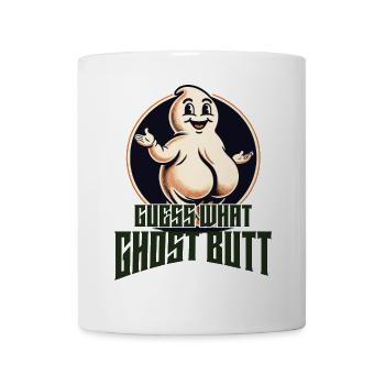Drôle de fantôme disant costume d’Halloween - Mug blanc - blanc - Devant