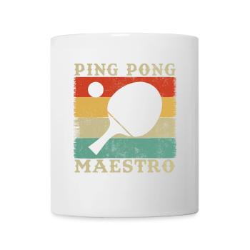 Ping pong master Cadeau Humour - Mug blanc - blanc - Devant