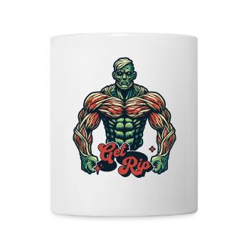 lGet RIP Muscular Zombie Bodybuilder - Mug - white - Front