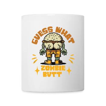 Halloween Costume Décoration Drôle Dire Zombie - Mug blanc - blanc - Devant