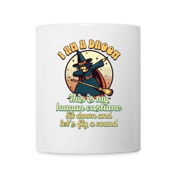 Drôle Halloween Sorcière Scarme Déguisement Effrayant - Mug blanc - blanc - Devant