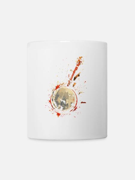 Banjo Farbklecks - Tasse - Weiß
