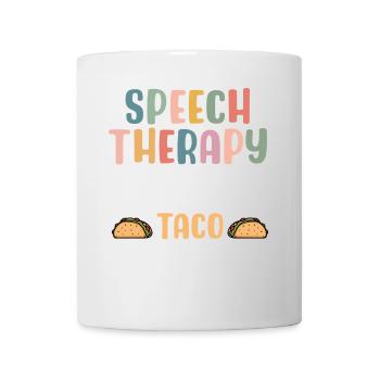 Sprachtherapie hilft uns bei Taco Bout Stuff - Tasse - Weiß - Vorne