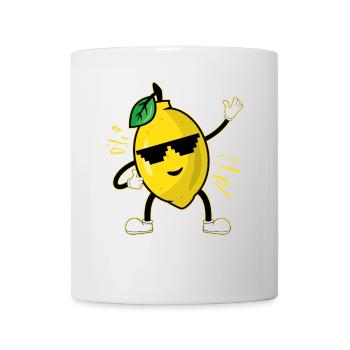 Zitrone - Tasse - Weiß - Vorne