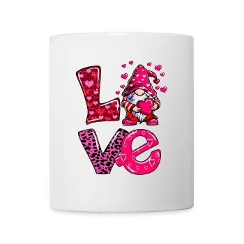 Gnome Nouvellement amoureux Couples amoureux Homme Femme - Mug blanc - blanc - Devant
