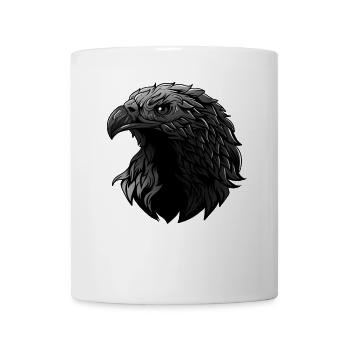 Retro Eagle Fan Shirt Silhouette Eagle Head - Mug - white - Front