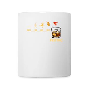 Fête du vendredi ! Le whisky, idée cadeau, pour les connaisseurs - Mug blanc - blanc - Devant